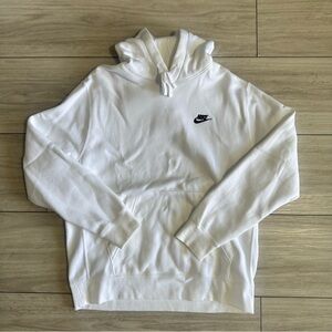 NIKE Pullover White Hoodie (NWT)